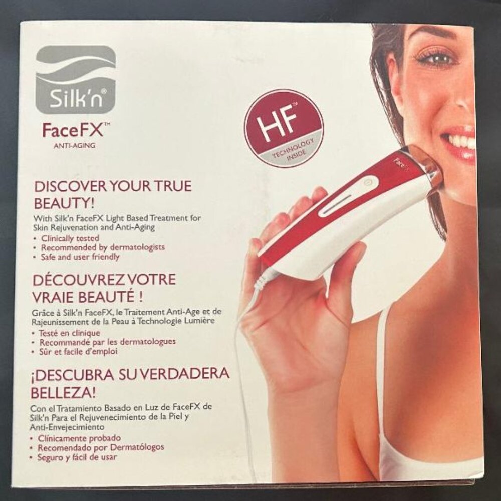 Silk'n Face FX Skincare Anti-Aging Rejuvenation LED Light Based Skin Treatment